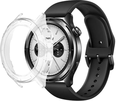 Xiaomi Watch S4 - Hoesje Harde beschermhoes transparant scherm gehard glas