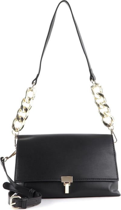 SEIDENFELT MANUFAKTUR Avondtas Schoudertas Gryt Shoulderbag Black Zwart