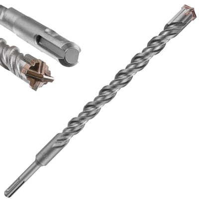 Betonboor 3/4" X 10"-8" Cross-Type Dubbele Draad - Geschikt voor Beton, Baksteen en Cementmuren