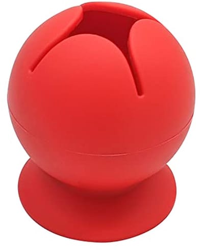 Vinyl Afvalverzamelaar - Knutselgereedschap - Vinyl Verwerken - Zuignap Bevestiging - 6.4 x 5 cm - Rood