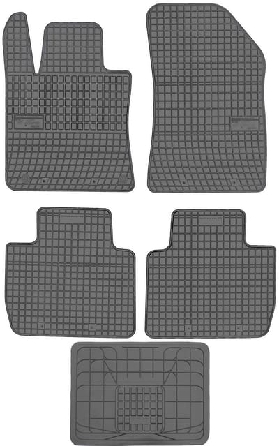 Frogum Zestaw - Peugeot 508 II - Rubber Matten - Universele Tunnelbescherming - Zwart