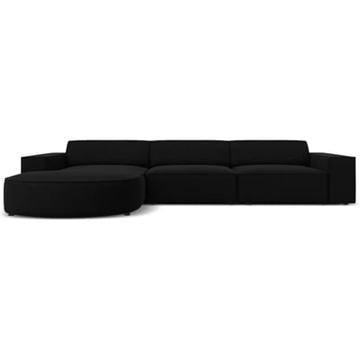 4-zits hoekbank Jodie velvet Chaise Longue links | Micadoni Limited Edition