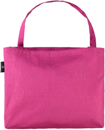Wallabag - Tote Bag - Luiertas - Shopper - Mom Bag Linnen Fuchsia