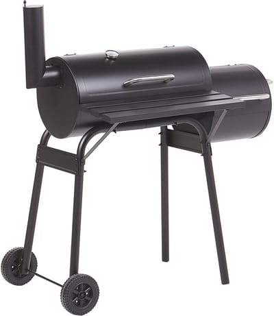 KATLA - Houtskoolgrill - Zwart - Staal