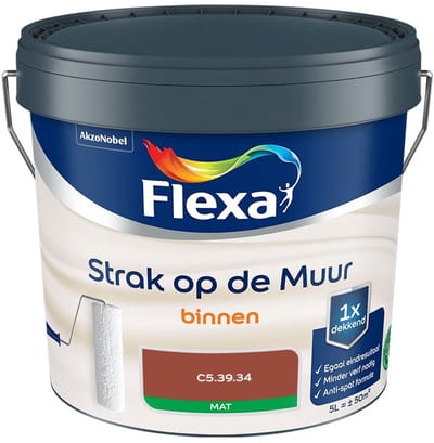 Flexa - Strak Op De Muur Binnen Mat - C5.39.34 - Mengverf - 5 L