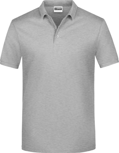 James And Nicholson Heren Basis Polo Shirt (Grijze Heide)