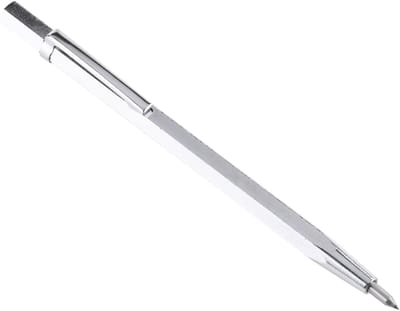 Graveerpen - Kraspen - Materialen Markeren - Draagbaar Ontwerp - 14.5 cm - Zilver