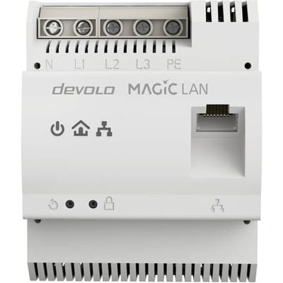 Devolo Magic 2 LAN Powerline DIN-rail adapter 8528 EU Powerline 2400 MBit/s