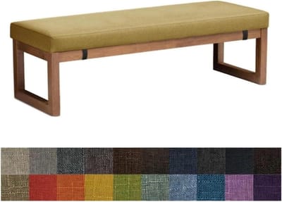 Bankkussen Dik - Zitkussen Tuinbank - Buiten Meubilair - Verhoogd Comfort - 120x50x3cm - 1R