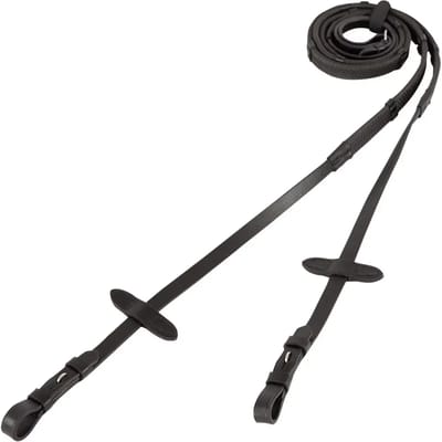 Rubber paardenteugels blinde gesp rond BR Equitation Eventa Pro Grip