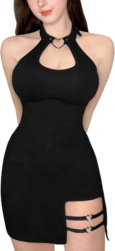 Comfortabele Katoenen Bodycon Mini Jurk met Kraag en Rok