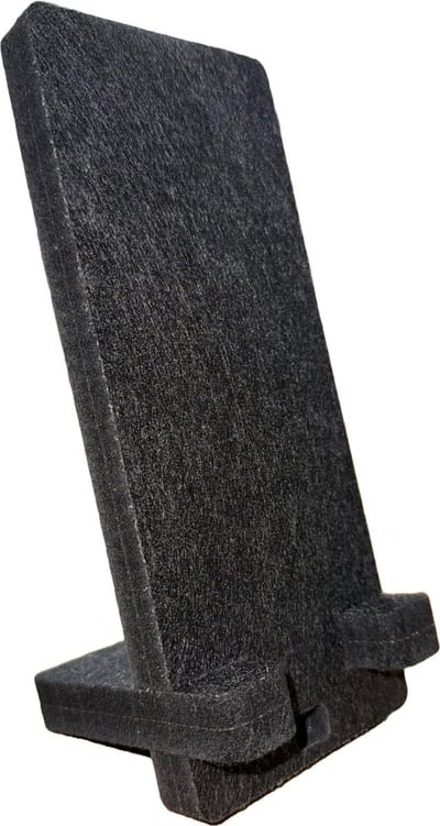 PET Vilt Telefoonhouder - Zwart - Duurzaam (100% gerecycled materiaal)