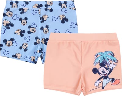 2x Blauw-abrikoos baby boxershort - Mickey Mouse DISNEY / 62cm