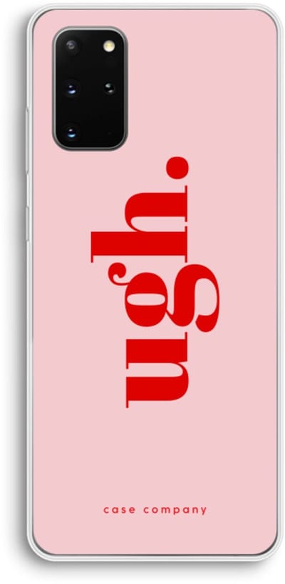 Case Company® - Hoesje geschikt voor Samsung Galaxy S20 Plus hoesje - Ugh - Soft Cover Telefoonhoesje - Bescherming aan alle Kanten en Schermrand