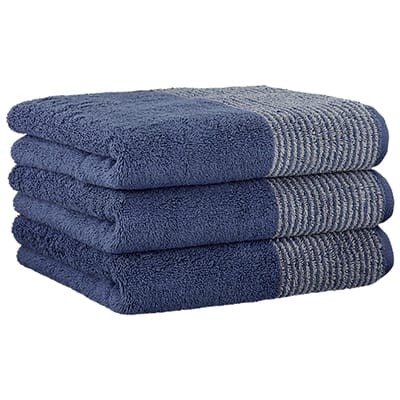 Cawoe Gastendoekje Luxury Home Two-Tone Een maat, 30x50 Set van 3