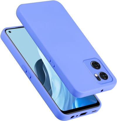 Cadorabo Hoesje geschikt voor OPPO Find X5 Lite in LIQUID LICHT PAARS - Beschermhoes gemaakt van flexibel TPU silicone Case Cover
