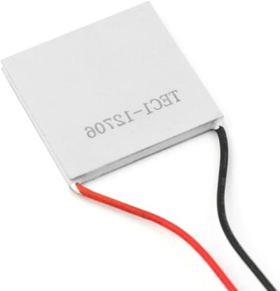 Thermo-elektrische Koeler - Peltier Element - CPU Koeling - Geen Bewegende Delen - 40 mm x 40 mm - Zwart