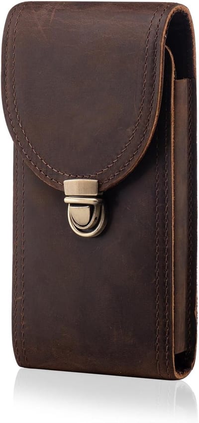 Leren Telefoonholster met Krokodillenpatroon voor iPhone en Samsung Galaxy - Taille Tas voor Bescherming en Stijl