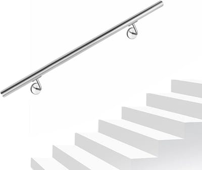 ACXIN RVS Handrail - Trapleuning - 60 cm - Wandhouder & montage set - Binnen & Buiten