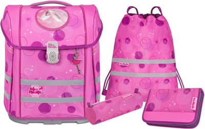 McNeill Schooltas Ergo Perfecto Schoolbag Set 5-delig Pinky Roze