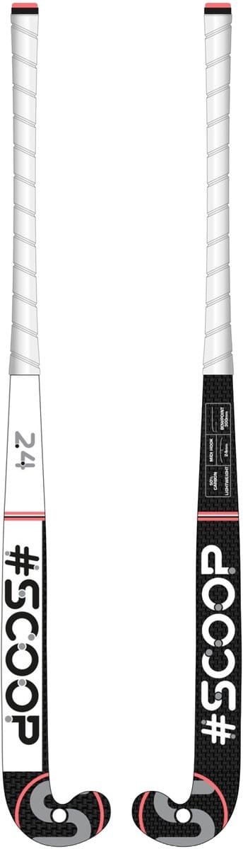 Scoop #12 Hockeystick - Mid Bow - 50% Carbon - Hockeystick Senior - Outdoor - 36,5 Inch