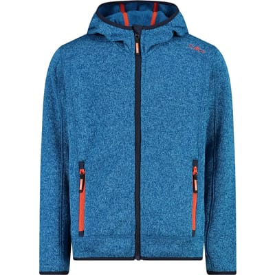 Kinder fleece met capuchon CMP