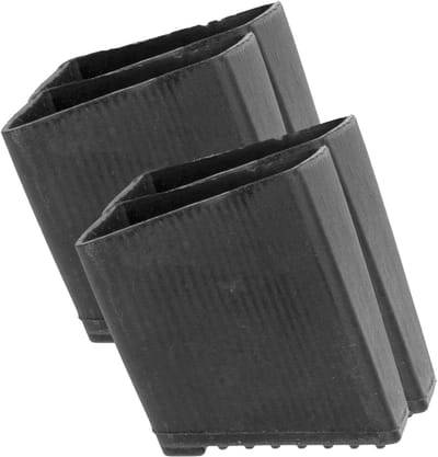 Laddervoet Beschermers - Antislip Rubber - Veiligheid Stabiliteit - Duurzaam Materiaal - 4x3.5x2.5cm - Zwart