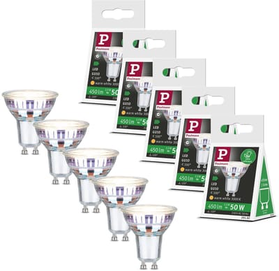 Efficient-Line Set LED-reflector 5x450lm 5x2,5W 3000K Zilver