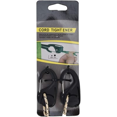 2 stuks zware touwspanner ratel sjorband touw karabijnhaak tentbevestiger voor buiten gray