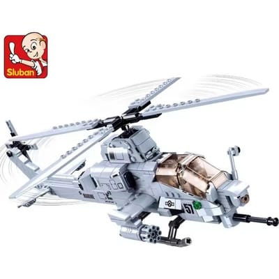 Sluban AH 1Z VIPER Vliegtuig Vliegtuig Helikopter Gevechtshelikopter Bouwstenen Oorlogswapen Blokken Speelgoed Jongens Speelgoed
