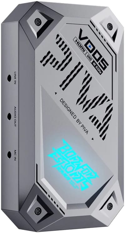Xcruiser 4K HDMI Capture Card USB 3.0 – Video Capture voor Streaming, OBS, TikTok Live, YouTube, PS5, Xbox & Nintendo Switch – Plug & Play