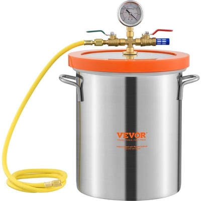 Vacuümkamer Gehard Glazen Deksel Vacuüm 5 Gallon Ontgassingskamer Siliconen