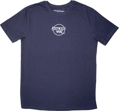 Fleetwood Mac - Mini Classic Logo Heren T-shirt - S - Blauw