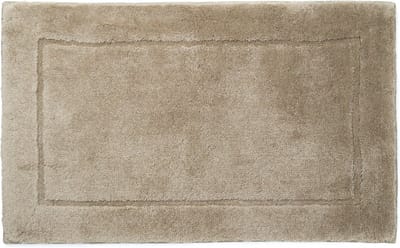 Casilin Badmat Antislip 70x120cm Orlando - Waterabsorberende Badkamermat - Wasbaar en Sneldrogend - Voor Douche en Bad - Hoogpolig - Acryl - Rechthoek - Bruin