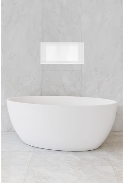 Hotbath &More BOX060 inbouwnis 30x60x10cm mat wit