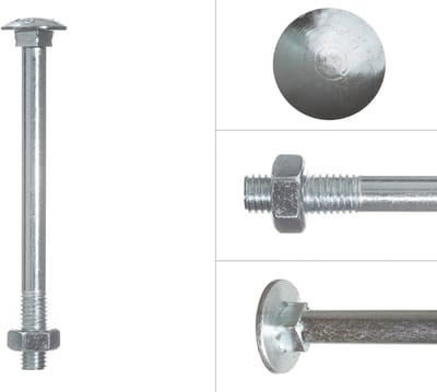 Wovar Slotbouten Verzinkt M10 x 120 mm | 50 stuks
