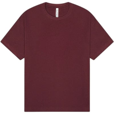 Bella+Canvas Unisex Heavyweight Tee CV3010 - Maroon - XS