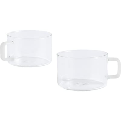 HAY Brew - Brew Cup, Tea/Coffee Cup - Jade White - 200 ml - Set van 2