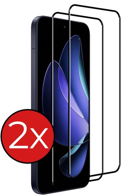 Screenprotector - 2 Stuks - Geschikt voor Oppo Reno 13 Pro - Full Cover - Beschermglas - Gehard Glas - Tempered Glass - Screen Protector