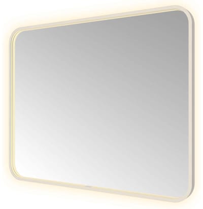 Hotbath &More SSQ180 Soft Square spiegel100x80cm met verlichting, spiegelverwarming, kleurwissel, dimbaar en afstandsbediening RVS316