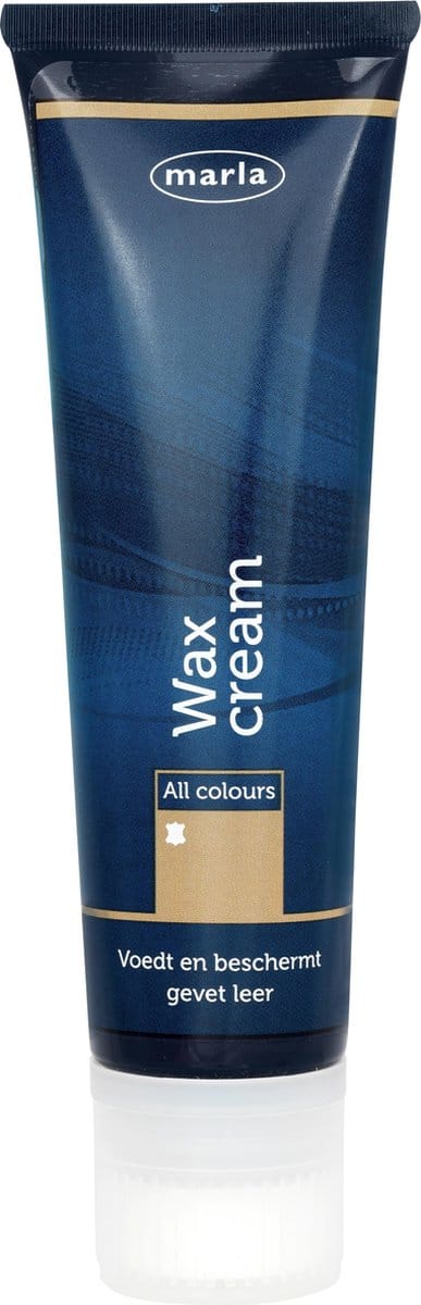 Wax cream, voedt en beschermd gevet leder.