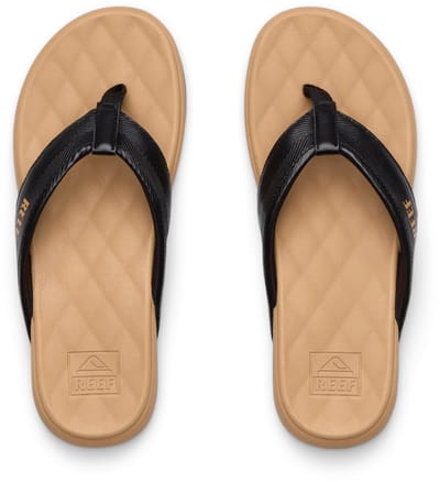REEF KIDS CUSHION HARMONY Meisjes Slippers - Zwart - Lichtbruin