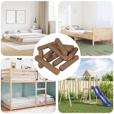 vidaXL - Houten - deuvels - 18000 - st - Bruin - Massief - hout
