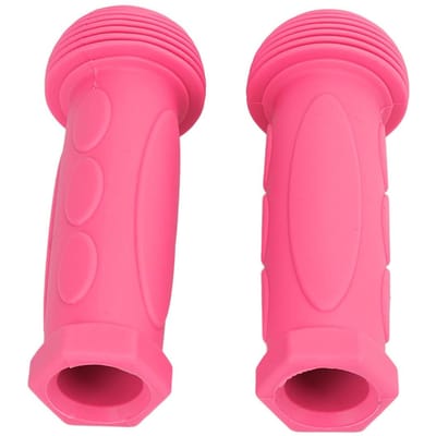 1 Paar Mini Kinderfiets Stuurhandvatten Rubber Hoge Sterkte Fietsgrepen voor Kinderen Balans pink
