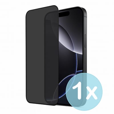 Privacy Screenprotector Geschikt voor iPhone 16 Pro Max – Anti-Gluren – Krasbestendig Gehard Glas 9H – Volledige Dekking – FuturiQ