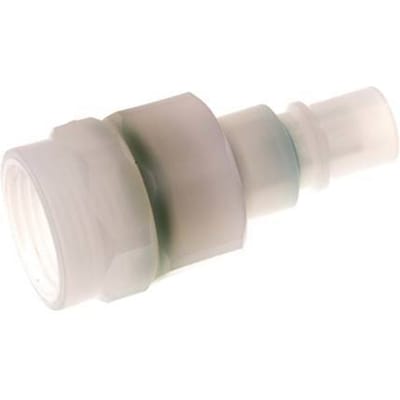 PVDF DN 7.2 Koppeling Insteeknippel G 3/8 inch Binnendraad Dubbele afsluiting