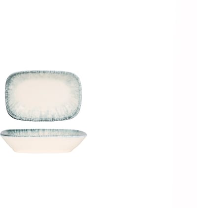Kütahya Porselen Serveerschaal - Iceberg - Porselein - 12x8 cm (100cc) - set van 2