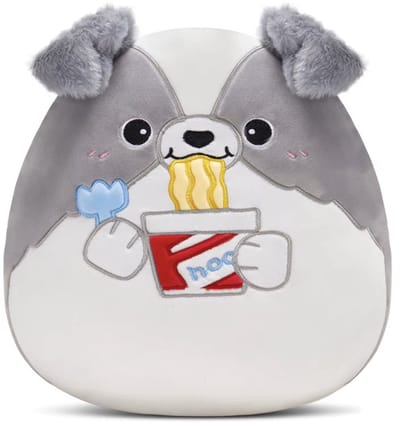 Creasowl® Kawaii Noodle Hond Squish Knuffel – 30 cm - Zachte Pluche Stressverlichter - Schattige Hond Pluche Knuffel