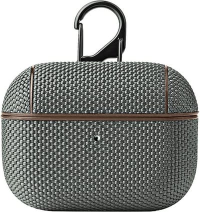 AirPods hoesjes van By Qubix - AirPods Pro / AirPods Pro 2 hoesje - Hardcase - Business series - Grijs Airpods Pro Case Hoesje voor Airpods pro Hoes