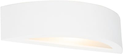 QAZQA aurel_novo - Landelijke Wandlamp voor binnen - 1 lichts - D 10 cm - Wit - Woonkamer | Slaapkamer | Keuken